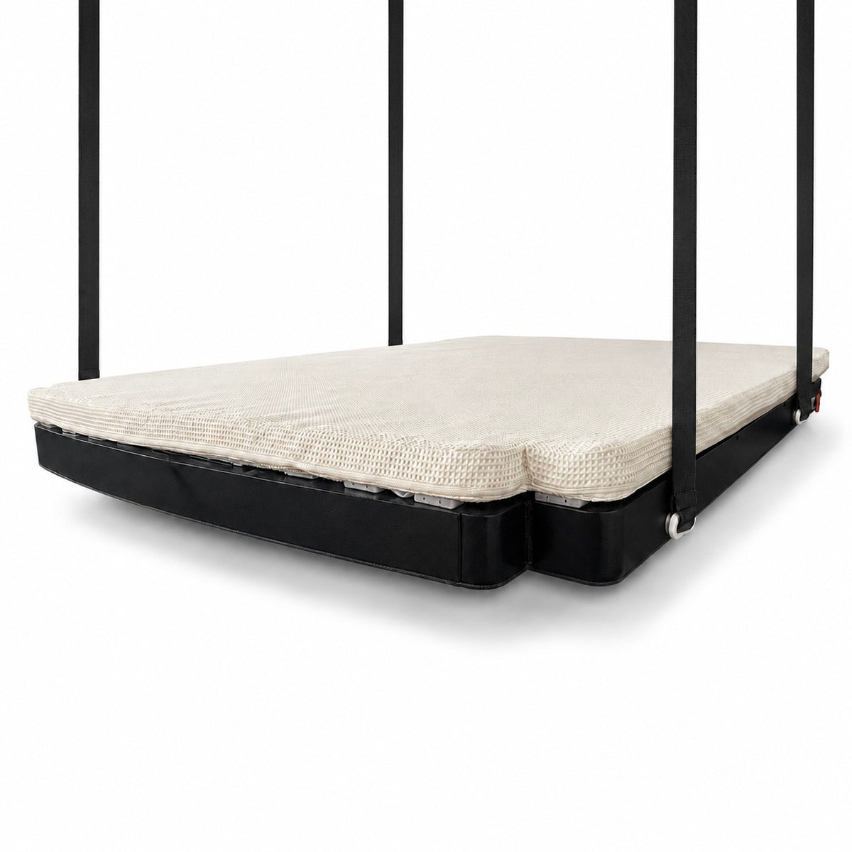Expandable elevator bed frame retracted