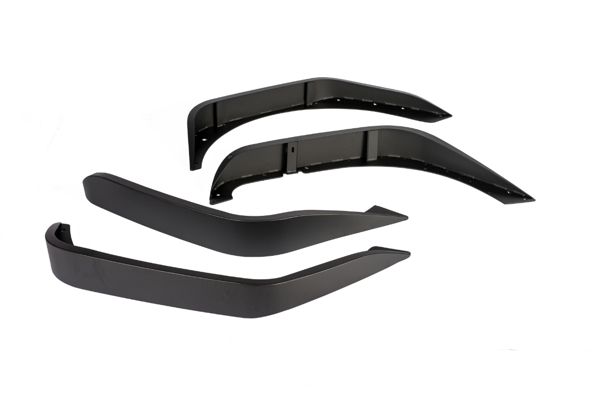 Letke Offroad CC Fender Flares – Textured Black (2007–2018 Jeep Wrangler JK/JKU)