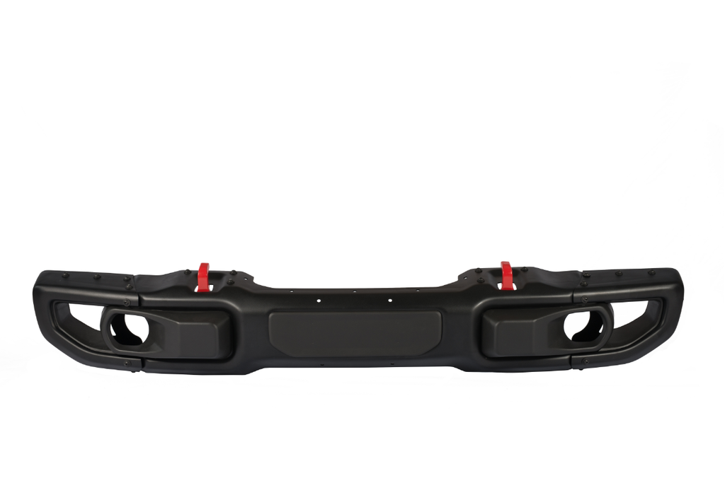 Letke Offroad Front Bumper – Aluminum, Textured Black (2018–2024 Jeep Wrangler JL 10th Anniversary Edition)