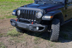Letke Offroad Front Bumper – Steel, Textured Black (2018–2024 Jeep Wrangler JL 10th Anniversary Edition, No Sensor Holes)