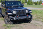 Letke Offroad Front Bumper – Aluminum, Textured Black (2018–2024 Jeep Wrangler JL 10th Anniversary Edition)