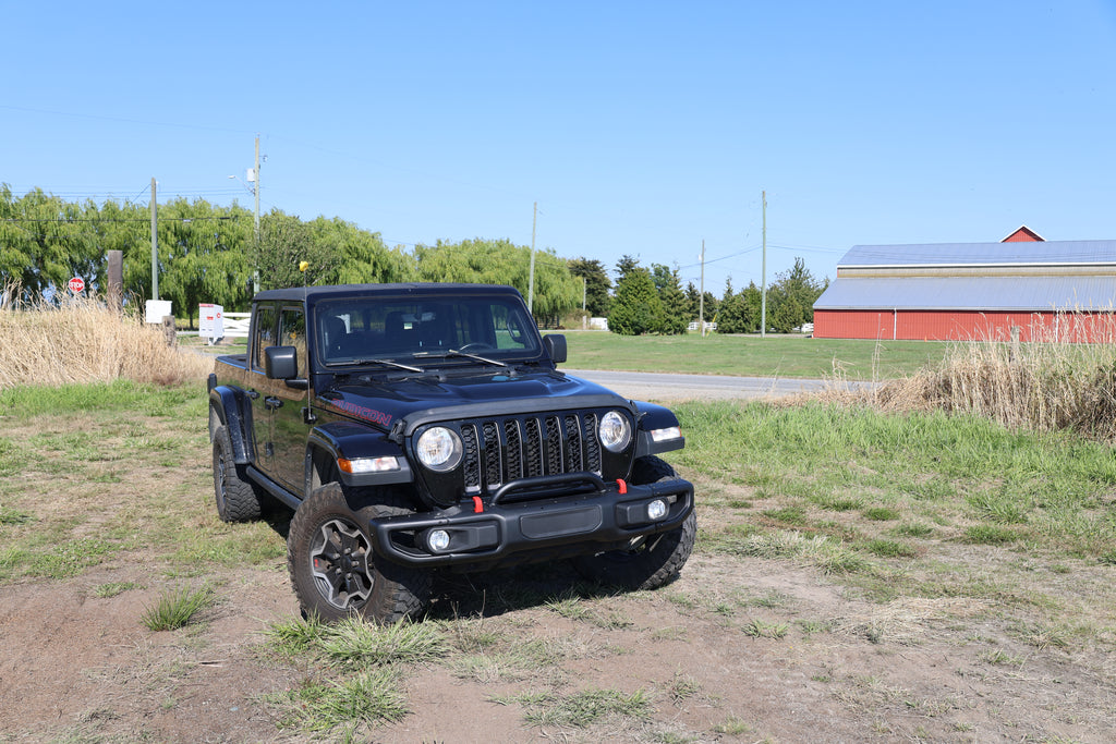 Heavy Duty Metal Front Bumper for Jeep Wrangler & Gladiator OEM Style