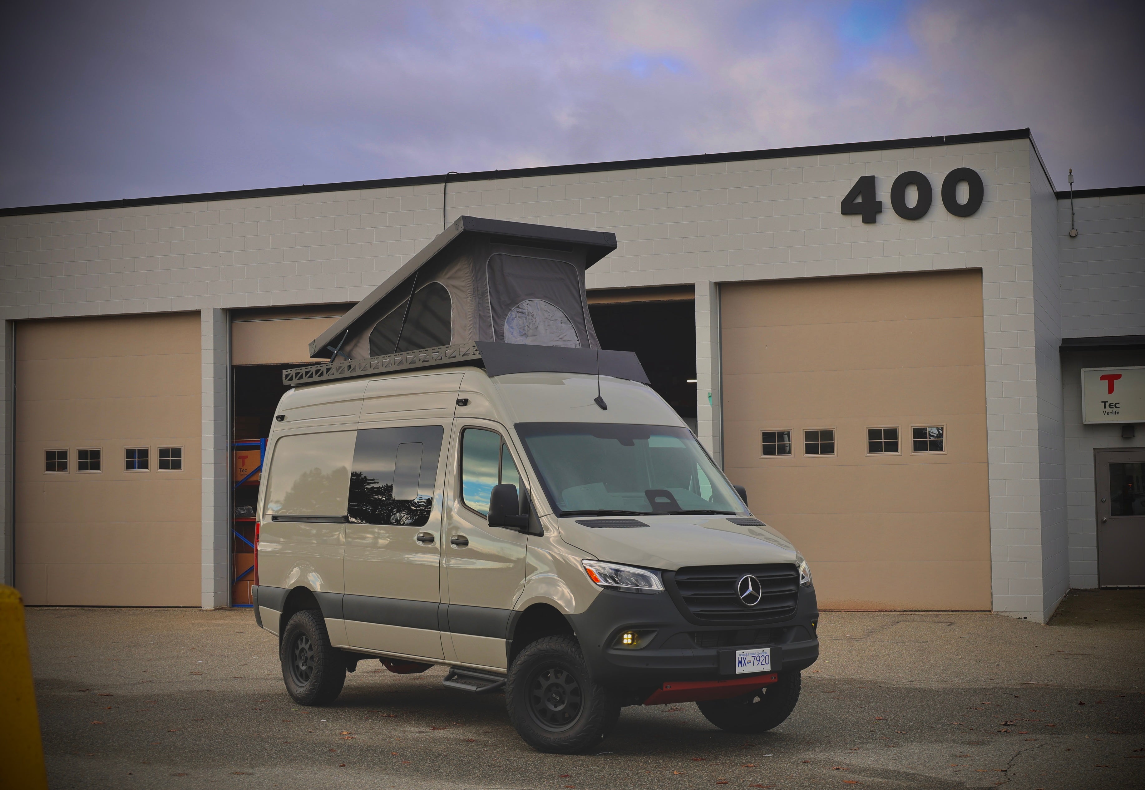 Sprinter Carbon Fiber Roof-Top Tent System
