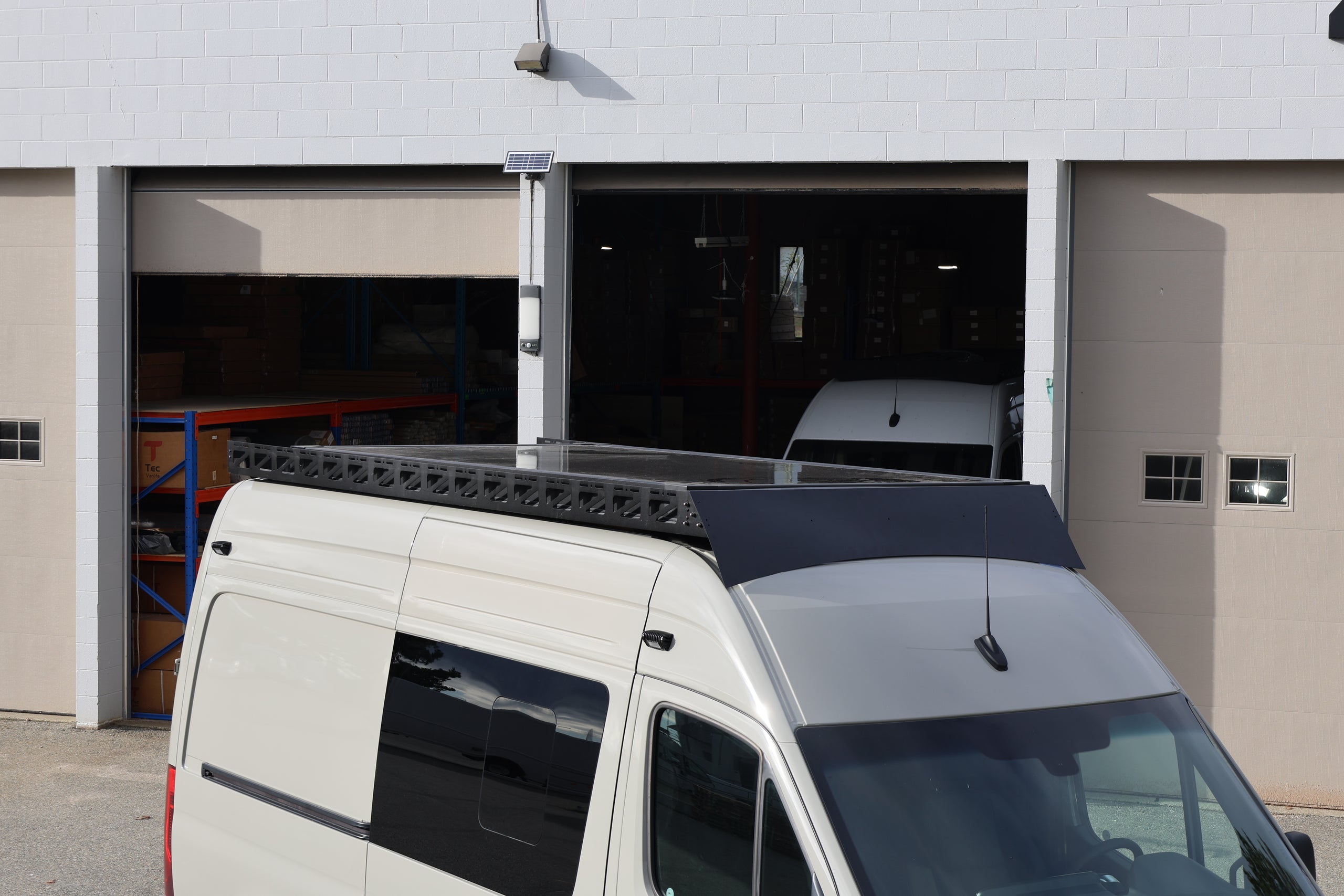 Sprinter roof top tent side view