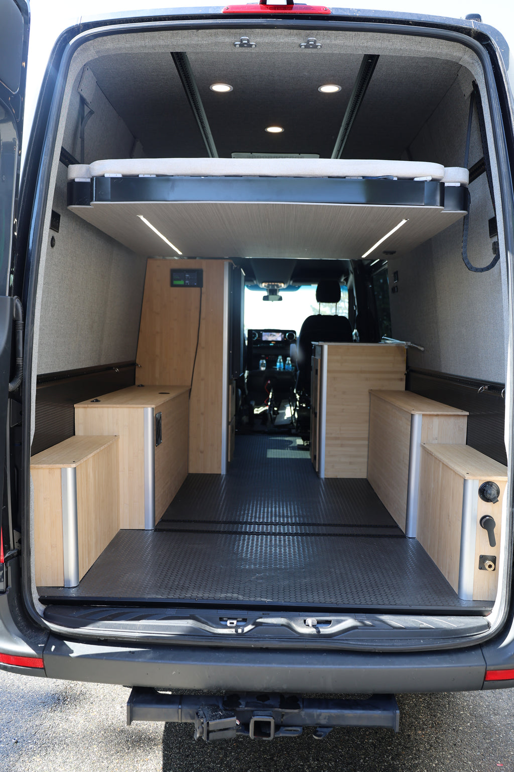 Camper Van Expandable Elevator Bed