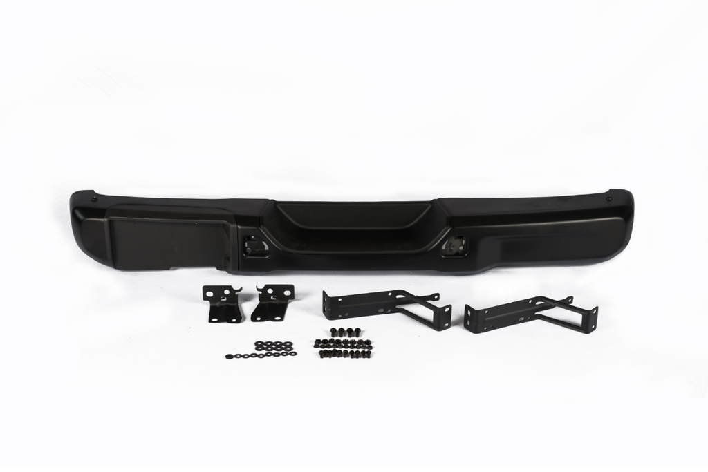 Letke Offroad Rear Bumper – Steel, Textured Black (2018–2024 Jeep Wrangler JL/JLU)