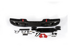 Letke Offroad Front Bumper – Steel, Textured Black (2018–2024 Jeep Wrangler JL 10th Anniversary Edition, No Sensor Holes)