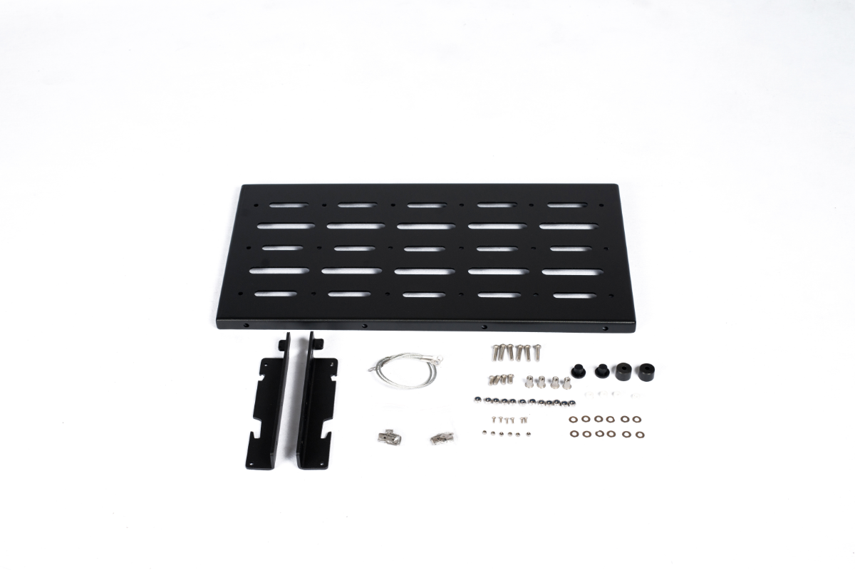 Letke Offroad Tailgate Table – Rear Foldable Cargo Shelf, Black (2007–2018 Jeep Wrangler JK/JKU)