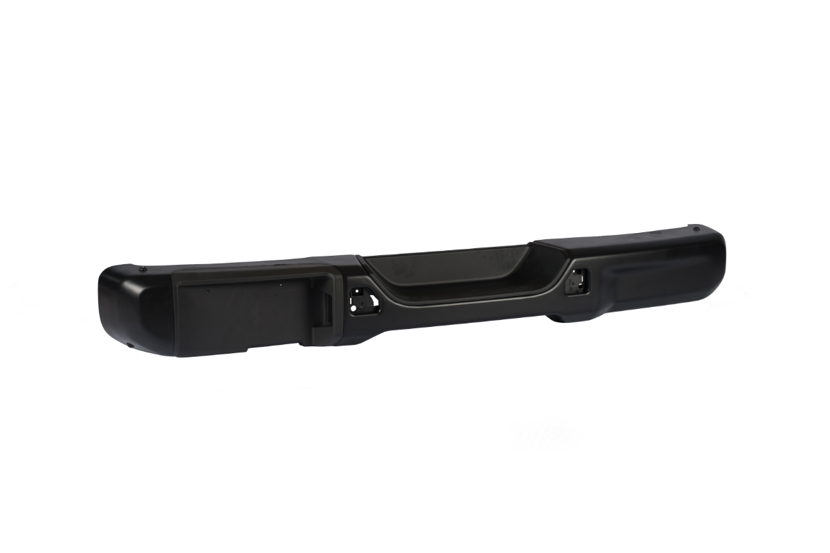 Letke Offroad Rear Bumper – Steel, Textured Black (2018–2024 Jeep Wrangler JL/JLU)