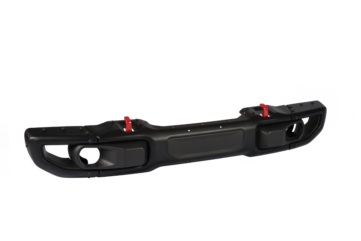 Letke Offroad Front Bumper – Aluminum, Textured Black (2018–2024 Jeep Wrangler JL 10th Anniversary Edition)