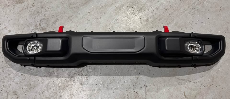 Letke Offroad Front Bumper – Steel, Textured Black (2018–2024 Jeep Wrangler JL 10th Anniversary Edition, No Sensor Holes)