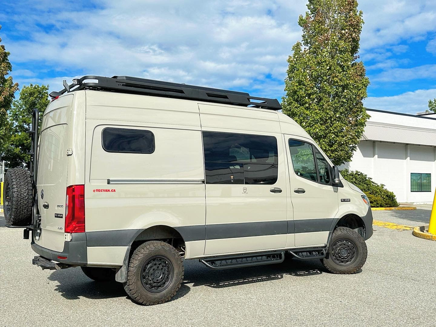 Tec Vanlife Drop Down Running Boards for Sprinters - 2 or 3 piece sets
