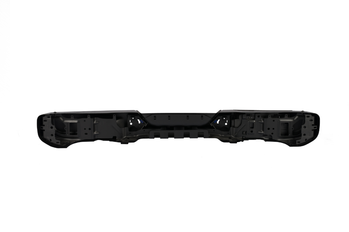 Letke Offroad Nerf Style Rear Bumper – Aluminum, Textured Black (2018–2024 Jeep Wrangler JL/JLU)