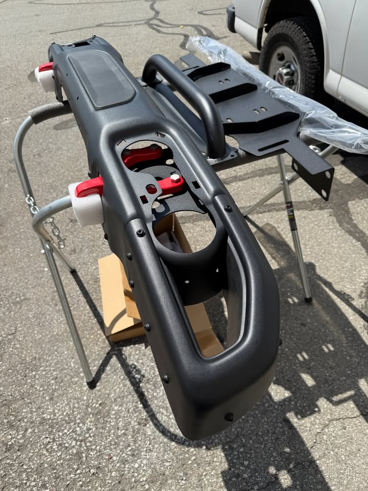 Heavy Duty Metal Front Bumper for Jeep Wrangler & Gladiator OEM Style