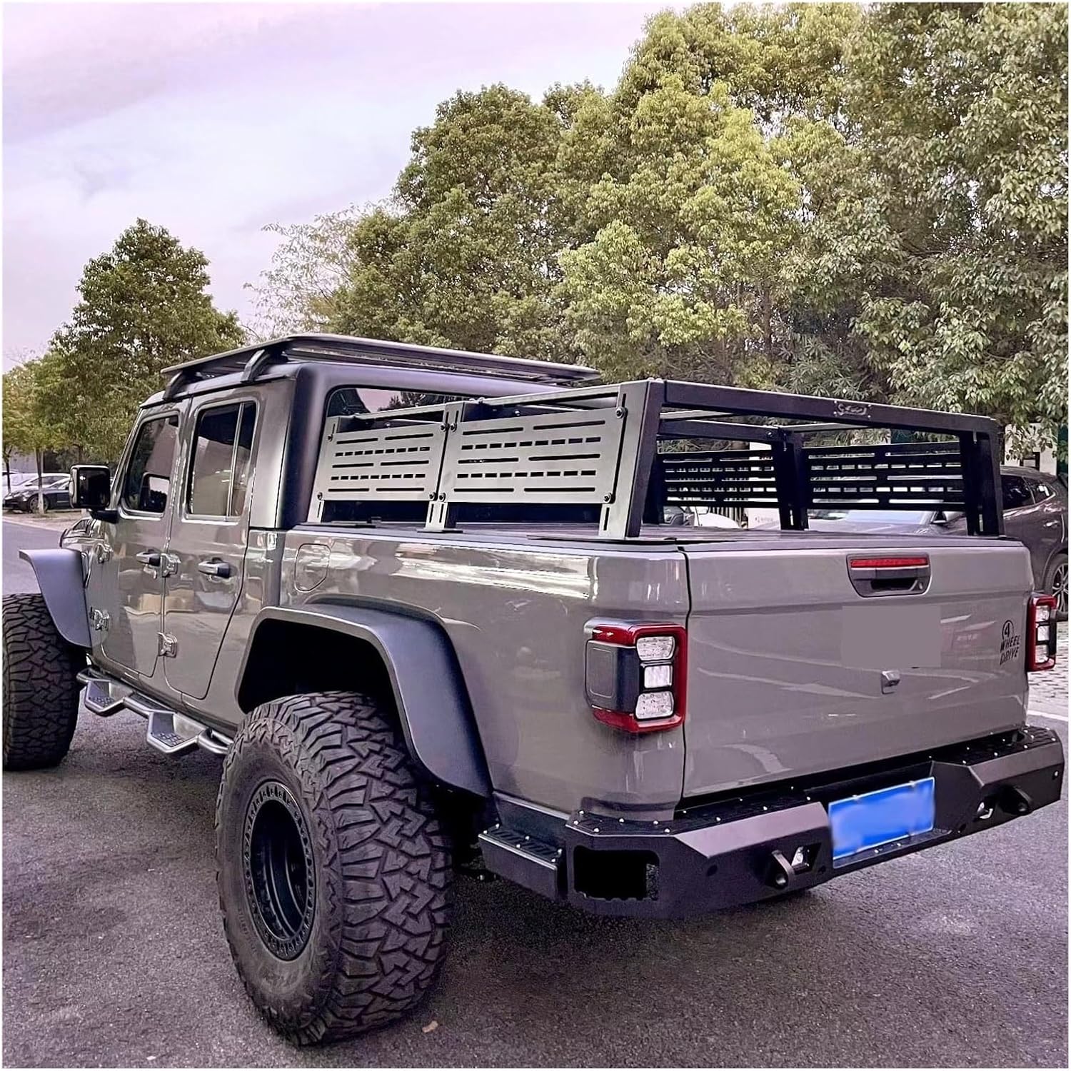 Letke Offroad Bed Cargo Rack – Textured Black (2020+ Jeep Gladiator JT)
