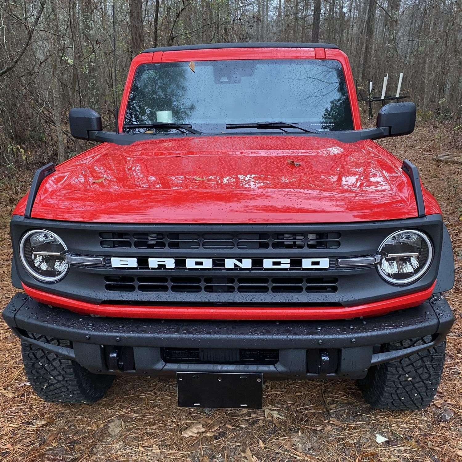 Letke Offroad Front Bumper – Steel, Textured Black (2021–2025 Ford Bronco)