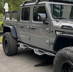 Letke Offroad Steps – Textured Black, Cab Length (2020–2022 Jeep Gladiator JT 4-Door)