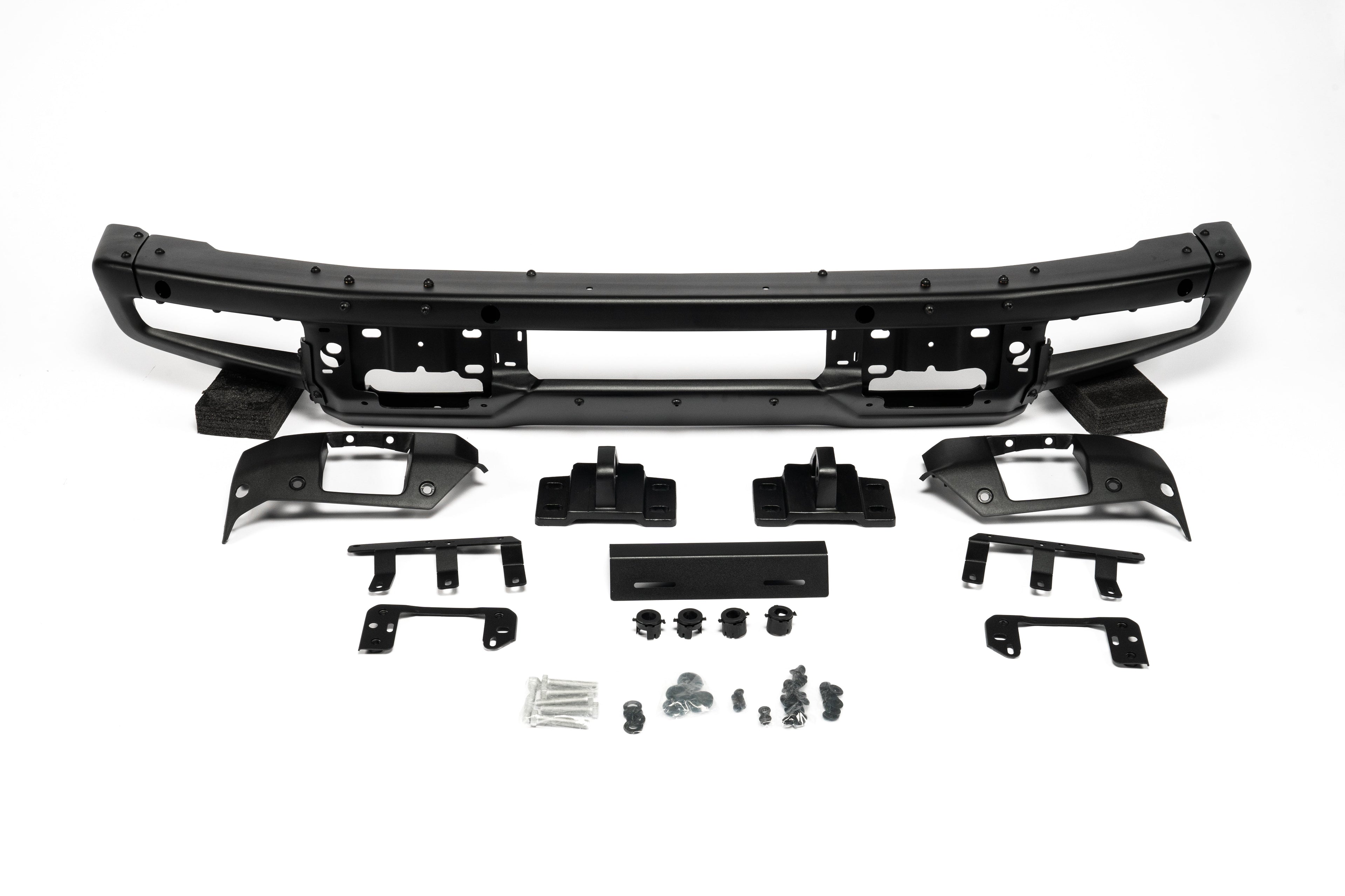 Letke Offroad Front Bumper – Steel, Textured Black (2021–2025 Ford Bronco)