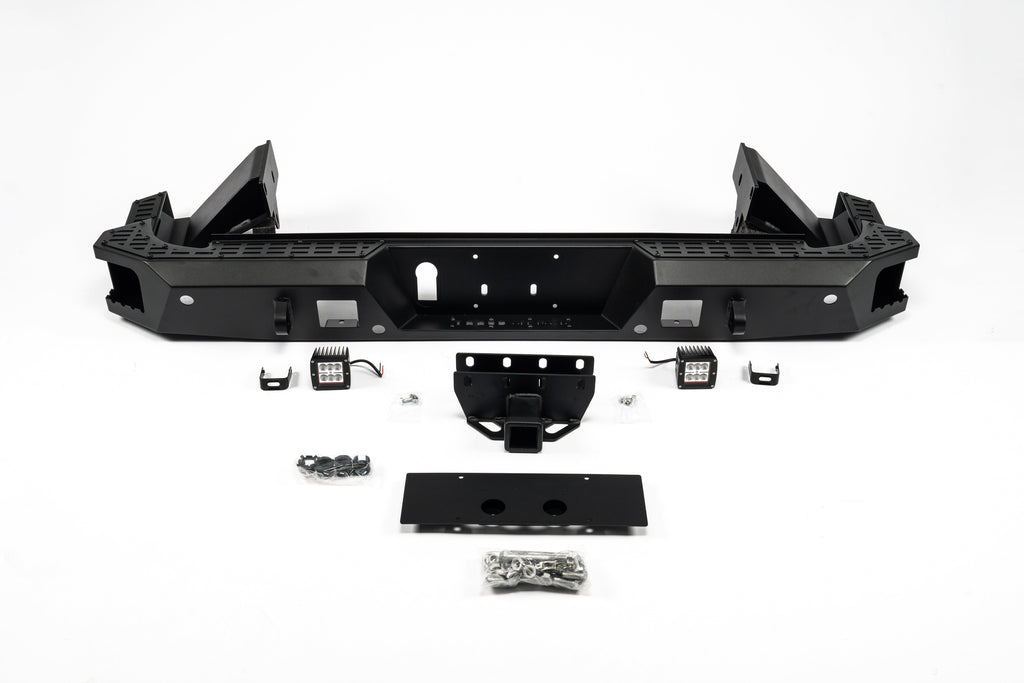 Letke Offroad Rear Bumper – Textured Black (2020+ Jeep Gladiator JT)
