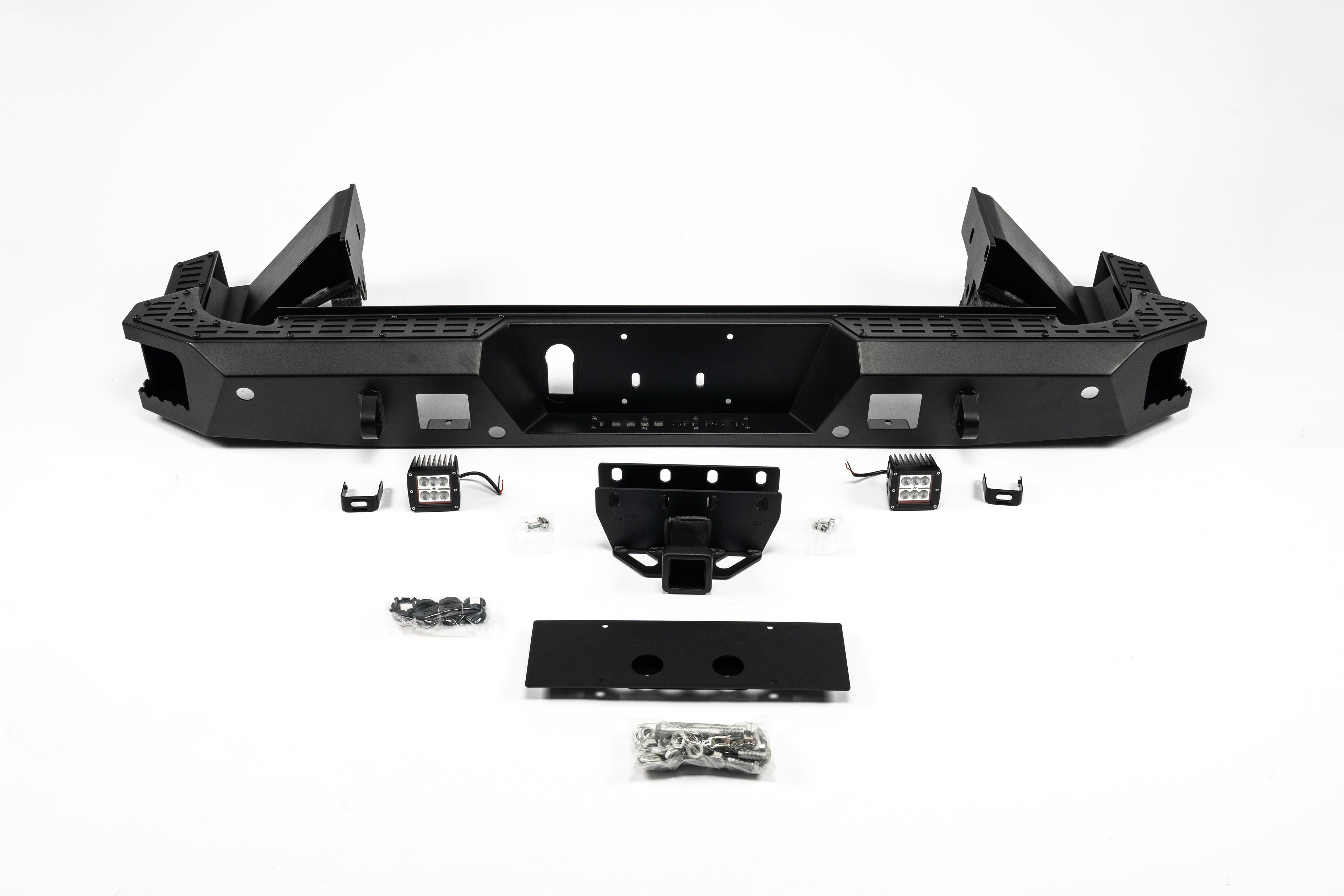 Letke Offroad Rear Bumper – Textured Black (2020+ Jeep Gladiator JT)