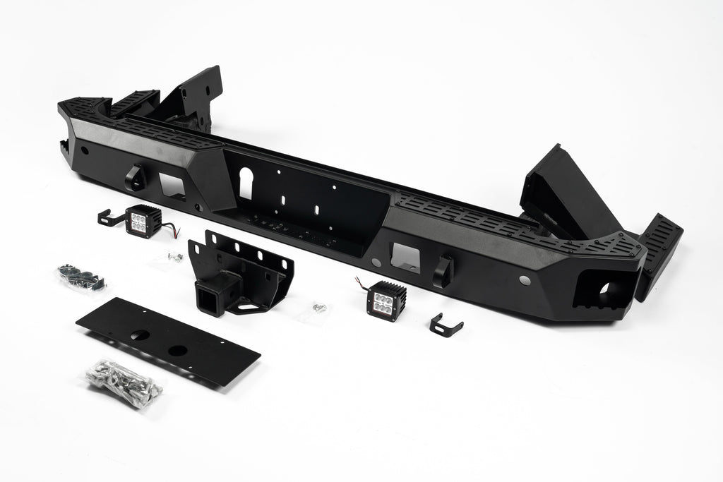 Letke Offroad Rear Bumper – Textured Black (2020+ Jeep Gladiator JT)