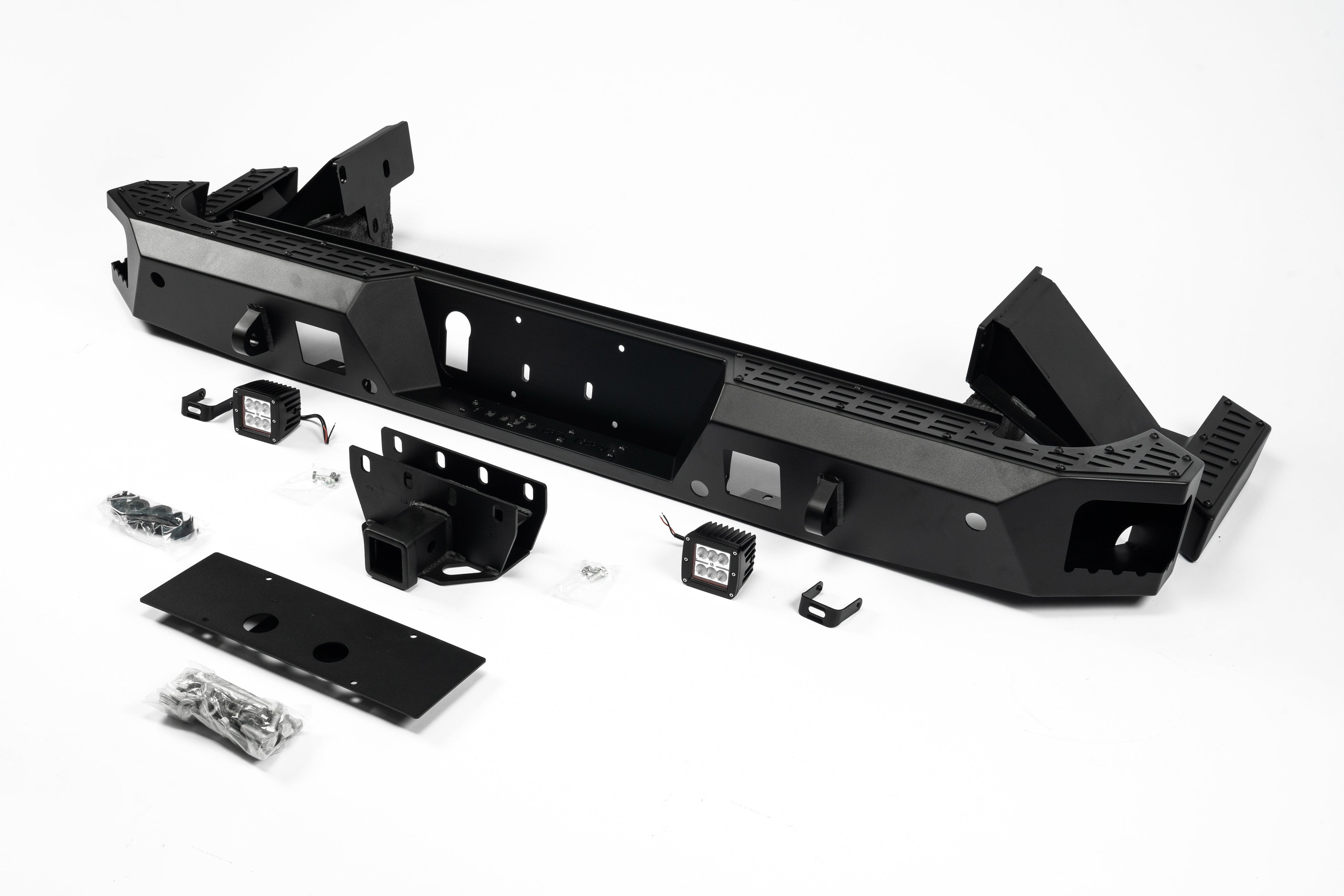 Letke Offroad Rear Bumper – Textured Black (2020+ Jeep Gladiator JT)