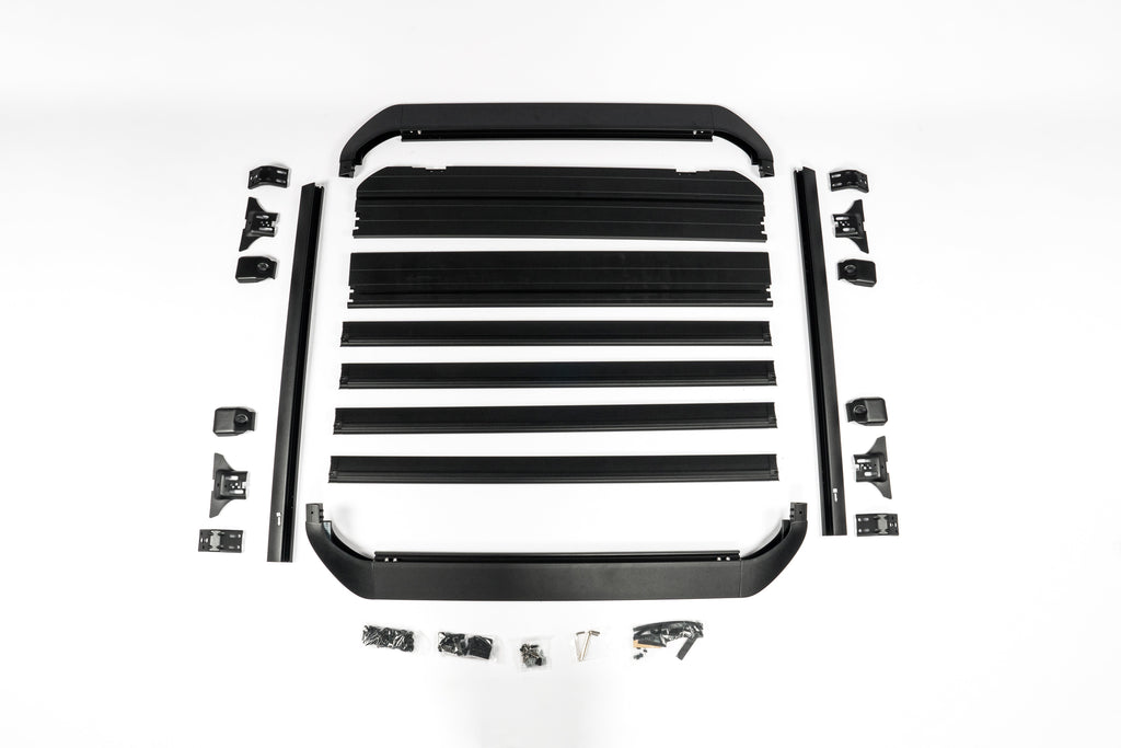 Letke Offroad Roof Rack – Textured Black (2018+ Jeep Wrangler JL/JLU)