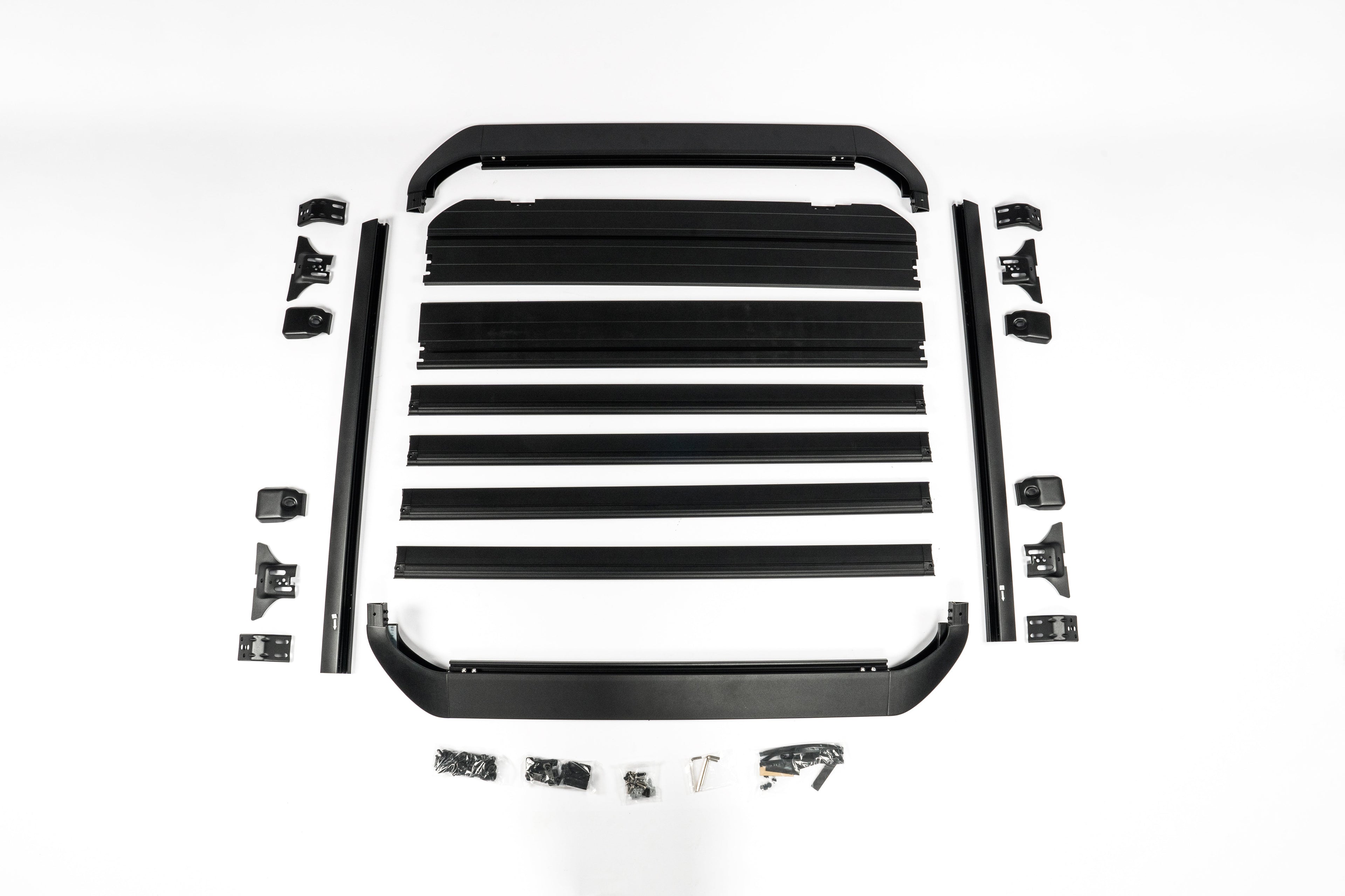 Letke Offroad Roof Rack – Textured Black (2018+ Jeep Wrangler JL/JLU)