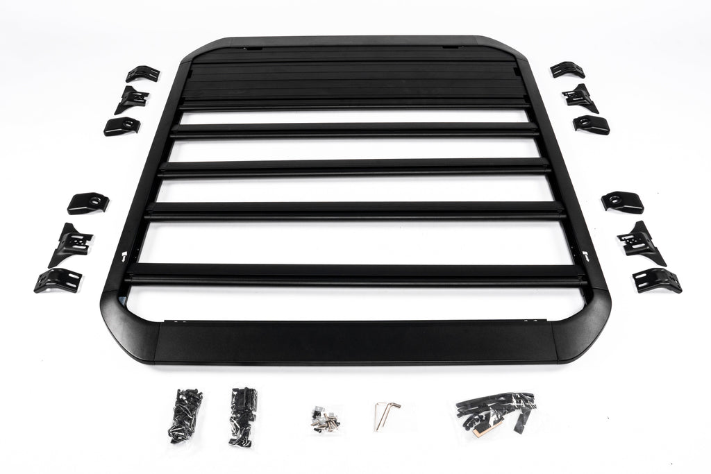 Letke Offroad Roof Rack – Textured Black (2018+ Jeep Wrangler JL/JLU)