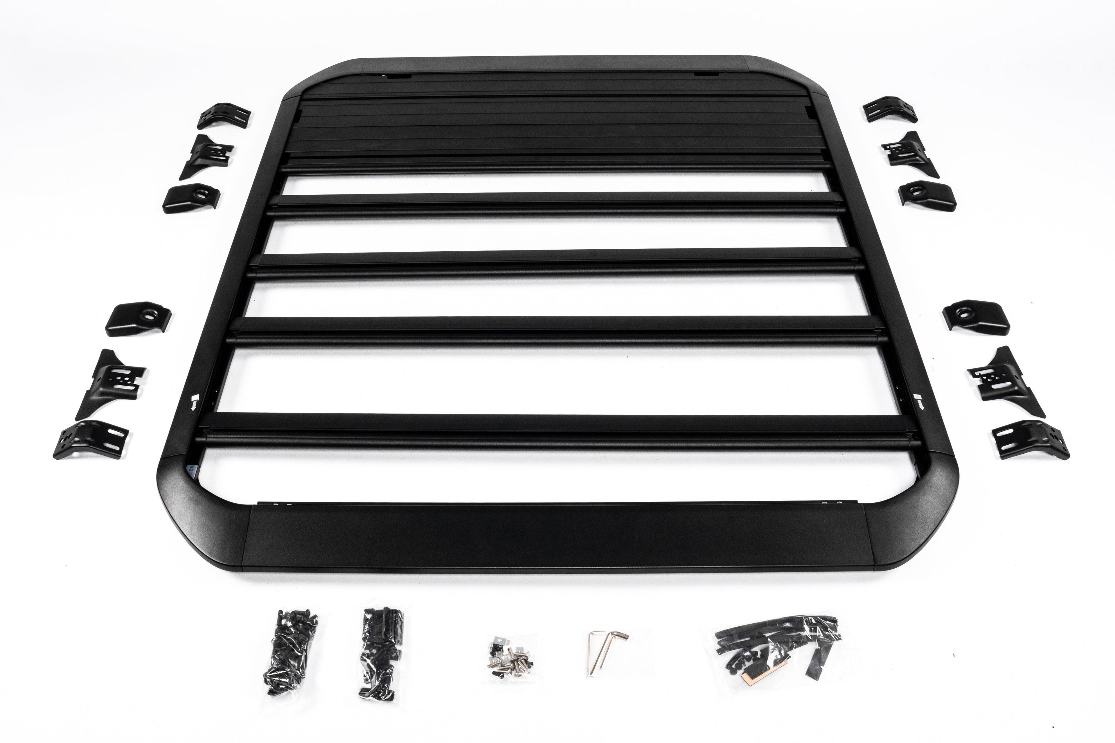 Letke Offroad Roof Rack – Textured Black (2018+ Jeep Wrangler JL/JLU)