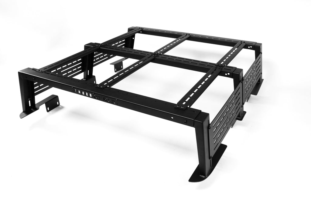 Letke Offroad Bed Cargo Rack – Textured Black (2020+ Jeep Gladiator JT)