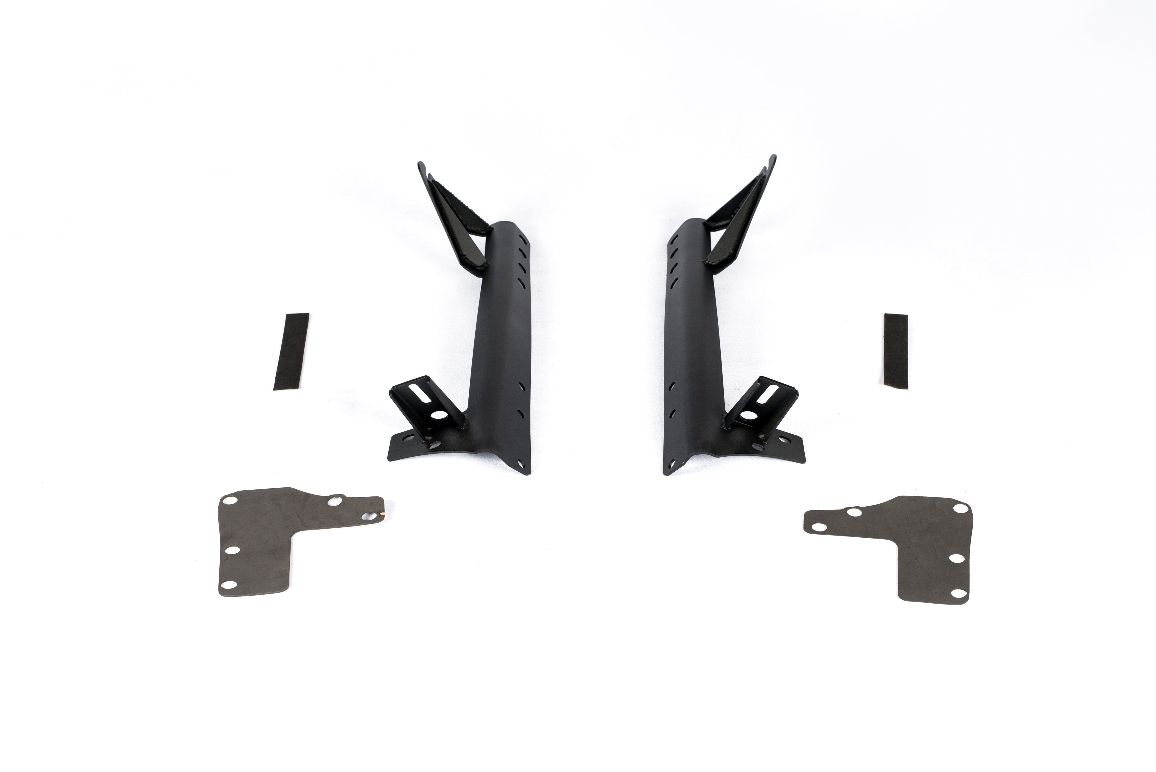 Letke Offroad A-Pillar Light Mount Rack – Textured Black (2018–2024 Jeep Wrangler JL/JLU)