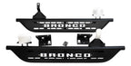 Letke Offroad Side Steps – Textured Black, Cab Length (2021–2023 Ford Bronco 2-Door)