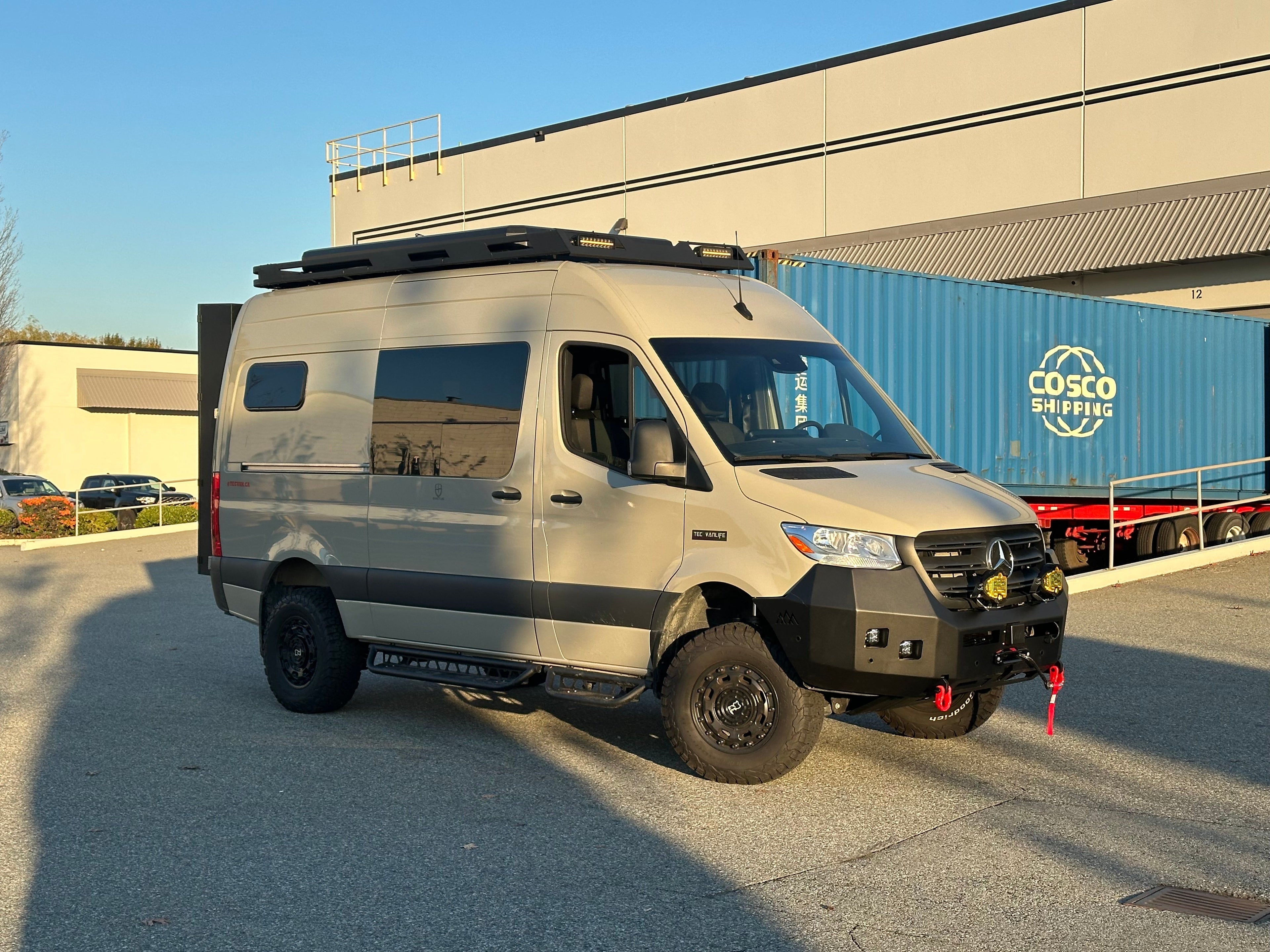 Tec Vanlife Drop Down Running Boards for Sprinters - 2 or 3 piece sets