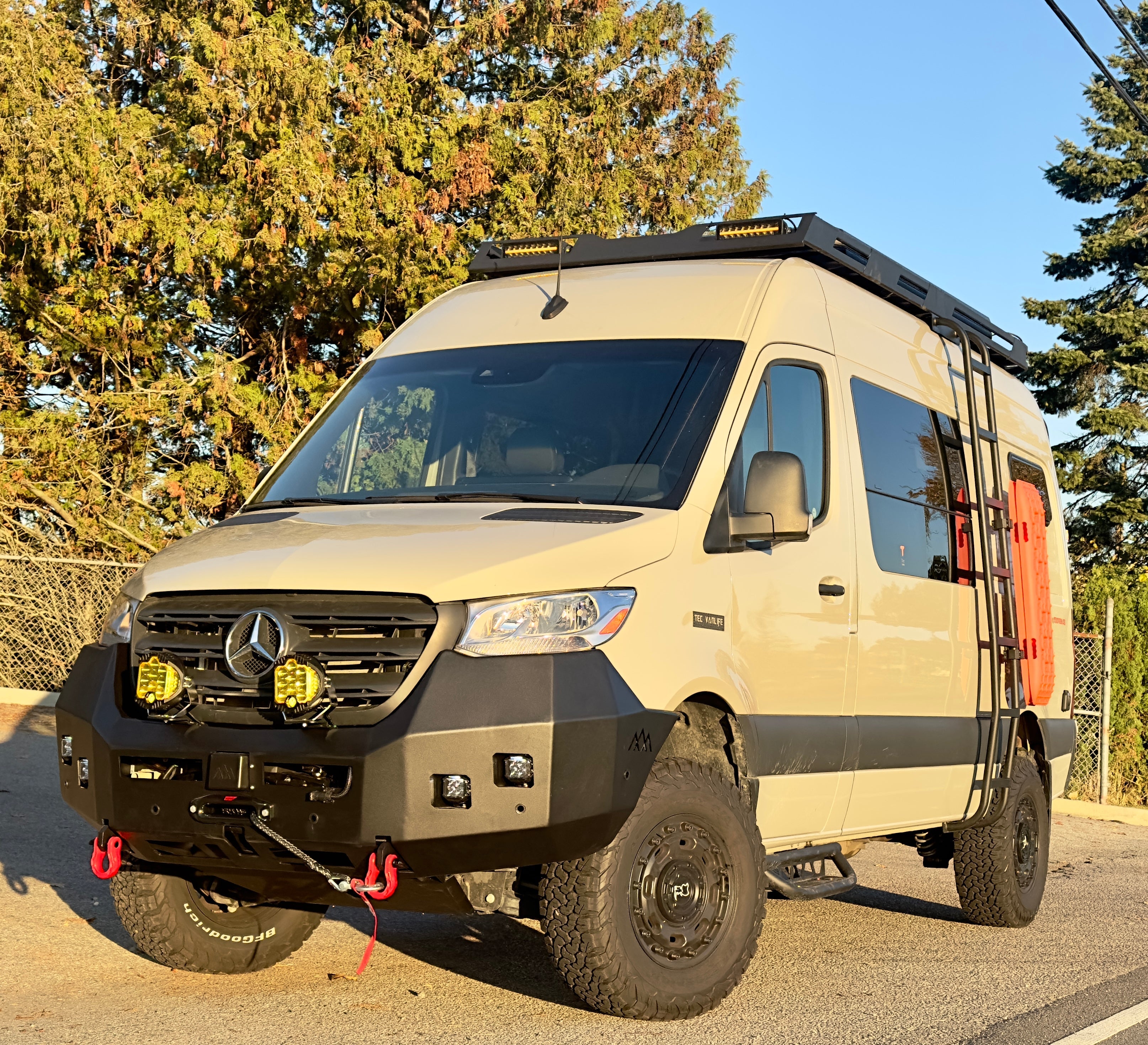 Tec Vanlife Drop Down Running Boards for Sprinters - 2 or 3 piece sets