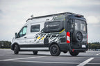 Ford Transit Two-in-one ladder and tire carrier