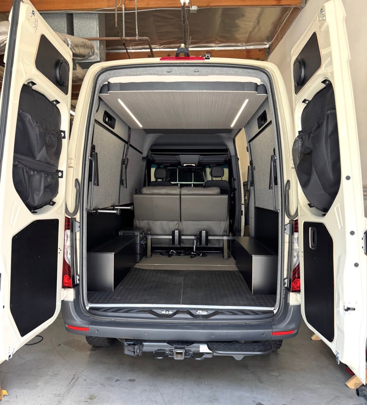 Camper Van Expandable Elevator Bed