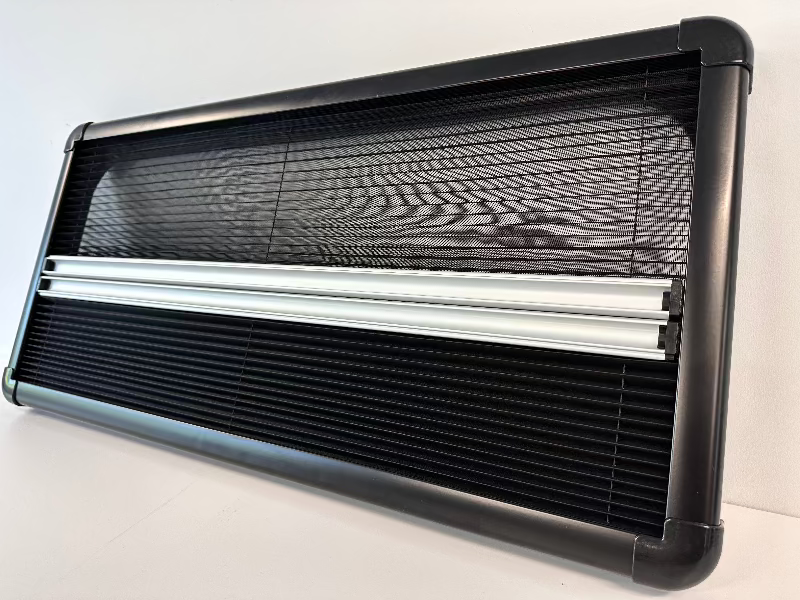 Glass & Acrylic Dual Pane Camper Window /27.56"x11.81" (700x300mm)