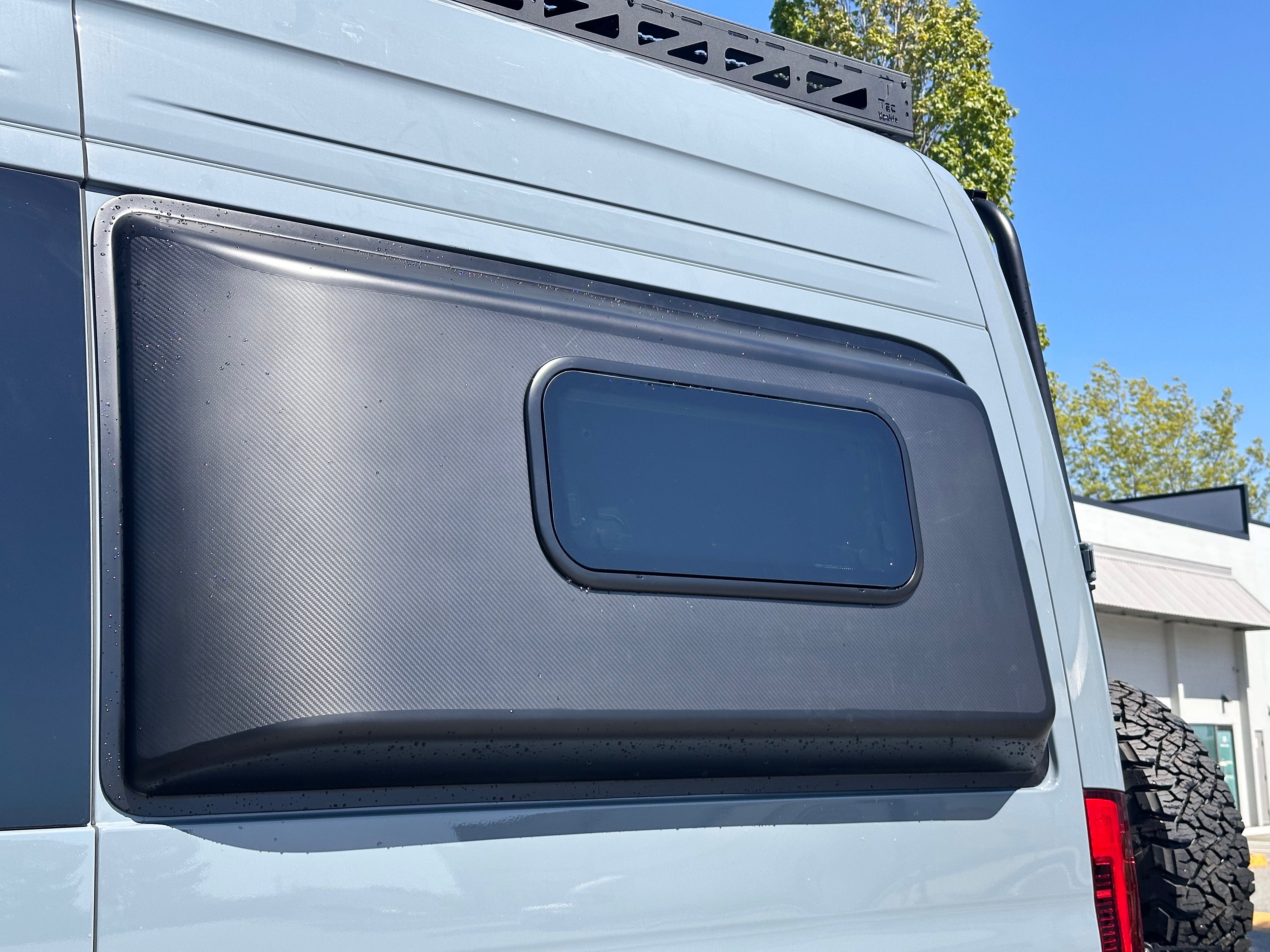Glass & Acrylic Dual Pane Camper Window /27.56"x11.81" (700x300mm)