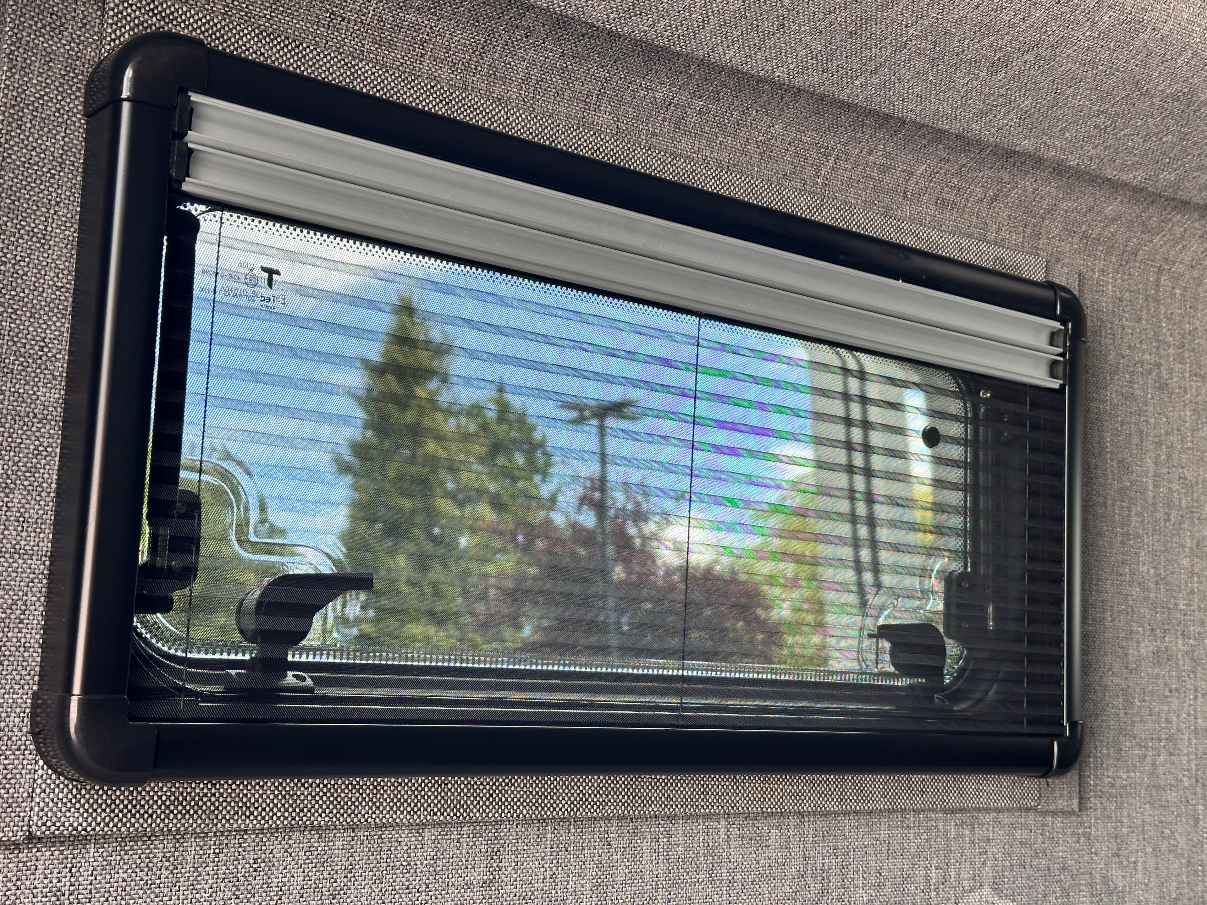 Glass & Acrylic Dual Pane Camper Window /27.56"x11.81" (700x300mm)