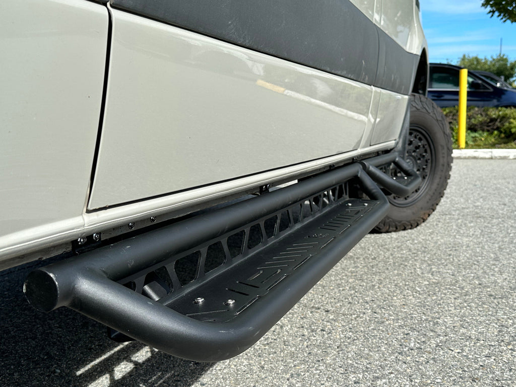Tec Vanlife Drop Down Running Boards for Sprinters - 2 or 3 piece sets