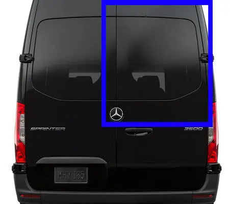 VWD Mercedes Sprinter Van Fixed Window 2019+ Passenger Side Rear Cargo Door (SR119-F)