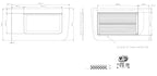 VWD 2007+ Mercedes Sprinter Passenger Side Sliding Door Premium Awning Van Window (SR101-AW)