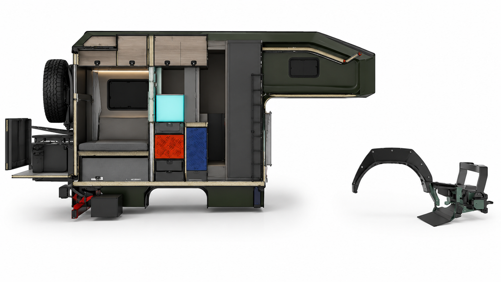 RoamLabX Carbon Fiber Truck Camper