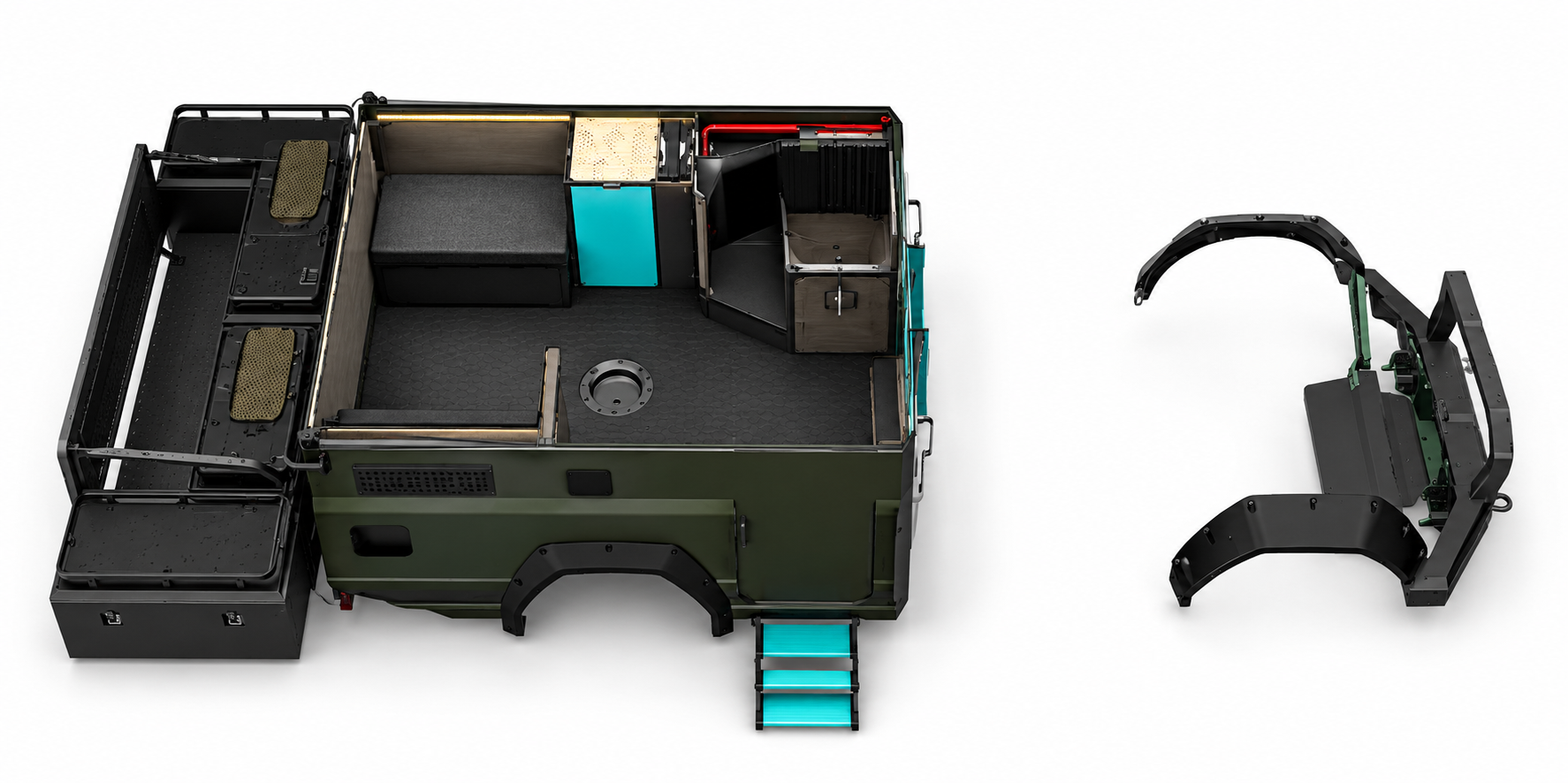 RoamLabX Carbon Fiber Truck Camper