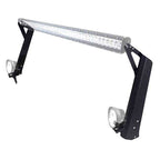 Letke Offroad A-Pillar Light Mount Rack – Textured Black (2018–2024 Jeep Wrangler JL/JLU)