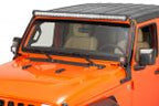 Letke Offroad A-Pillar Light Mount Rack – Textured Black (2018–2024 Jeep Wrangler JL/JLU)